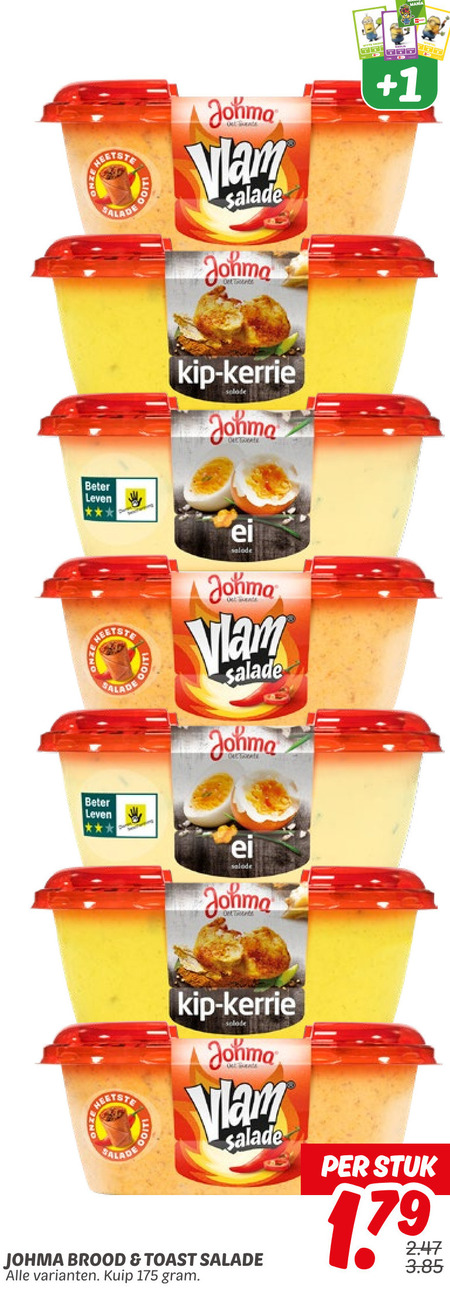 Johma   salade folder aanbieding bij  Dekamarkt - details