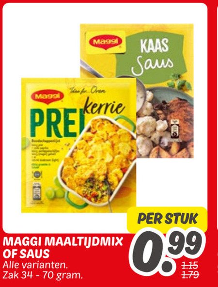 Maggi   maaltijdmix folder aanbieding bij  Dekamarkt - details