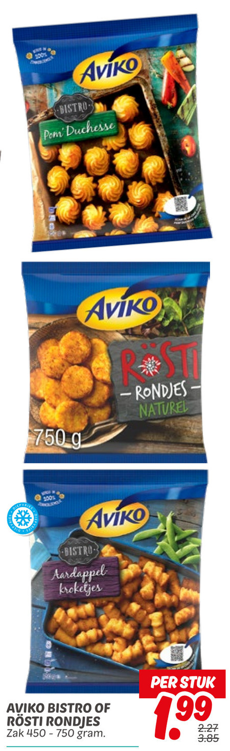 Aviko   aardappelkroketjes folder aanbieding bij  Dekamarkt - details