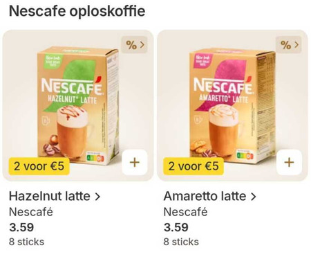 Nescafe   oploskoffie folder aanbieding bij  Picnic - details