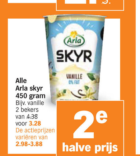 Arla   yoghurt folder aanbieding bij  Albert Heijn - details