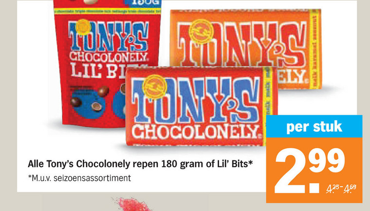 Tony Chocolony   chocolade folder aanbieding bij  Albert&nbsp;Heijn - details