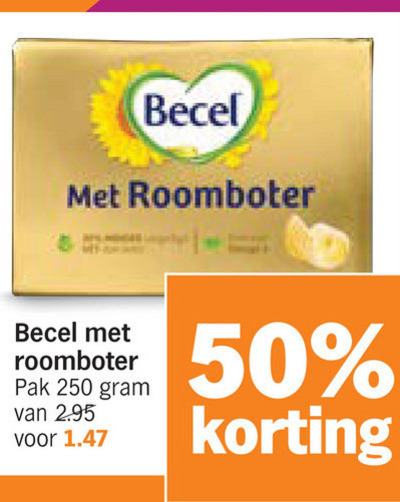 Becel   margarine folder aanbieding bij  Albert Heijn - details