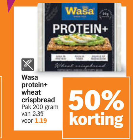 Wasa   knackebrod folder aanbieding bij  Albert Heijn - details