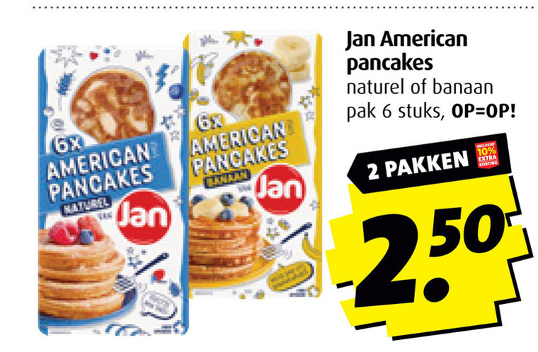 Jan   pannenkoek folder aanbieding bij  Boni - details