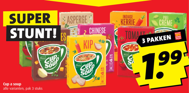 Cup a Soup   soep folder aanbieding bij  Boni - details