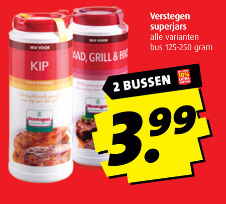 Verstegen   kruiden folder aanbieding bij  Boni - details