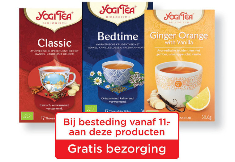 Yogi Tea   thee folder aanbieding bij  Jumbo - details