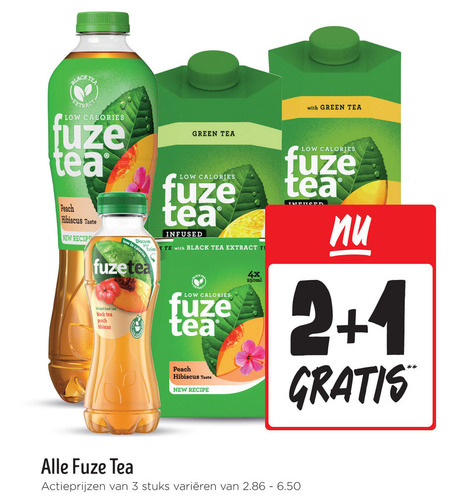 Fuze Tea   ice tea folder aanbieding bij  Jumbo - details