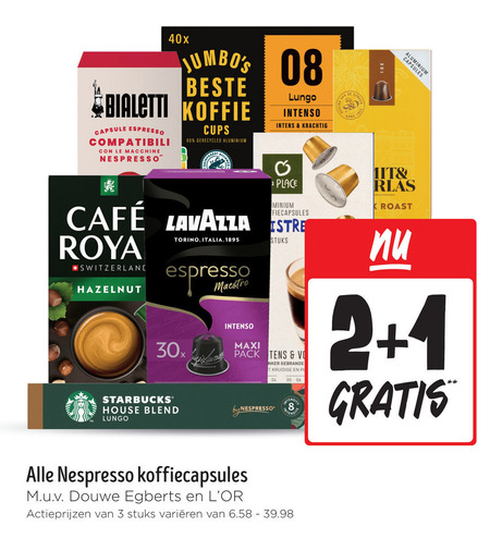 La Place Huismerk   koffie, koffiecups folder aanbieding bij  Jumbo - details
