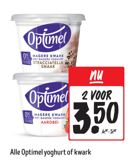 Optimel   vruchtenyoghurt, kwark folder aanbieding bij  Jumbo - details