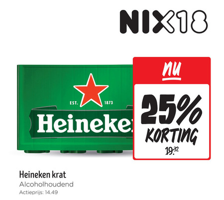 Heineken   krat bier folder aanbieding bij  Jumbo - details