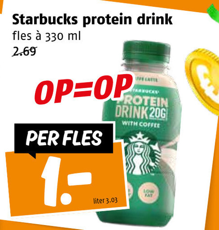 Starbucks   ijskoffie folder aanbieding bij  Poiesz - details