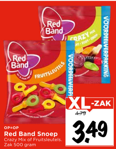Red Band   snoep folder aanbieding bij  Vomar - details