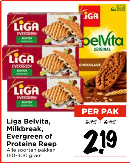 Liga   fruitbiscuit folder aanbieding bij  Vomar - details