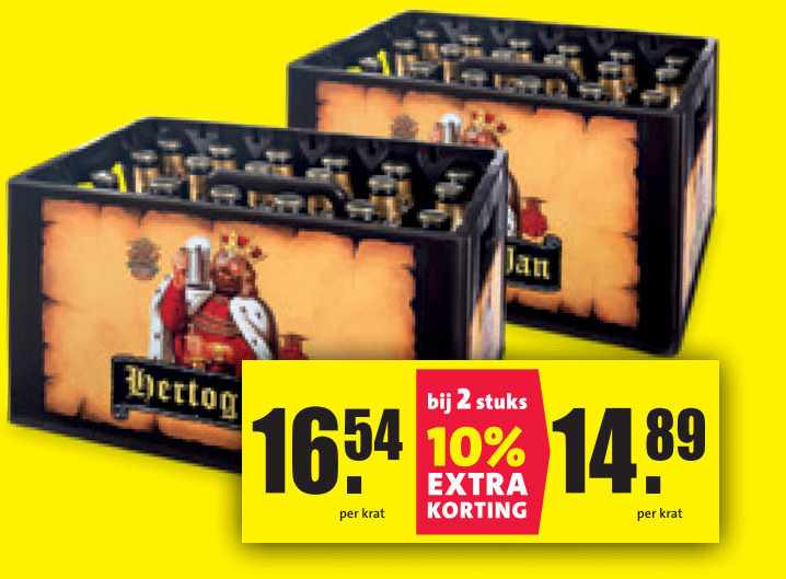 Hertog Jan   krat bier folder aanbieding bij  Nettorama - details
