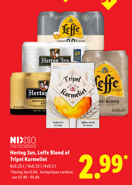 Leffe   speciaalbier folder aanbieding bij  Lidl - details