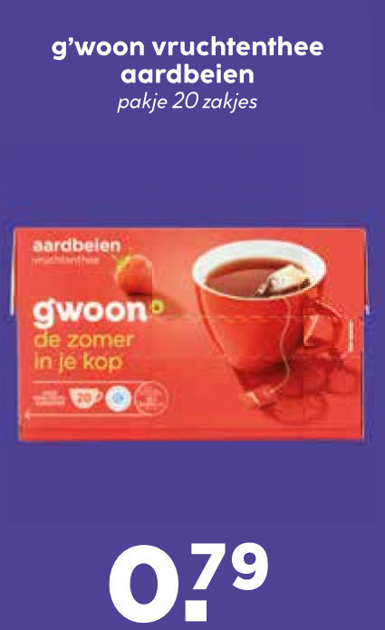 Gwoon   thee folder aanbieding bij  MCD&nbsp;Supermarkt&nbsp;Basis - details