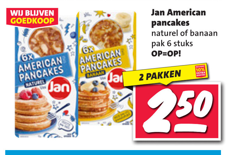 Jan   pannenkoek folder aanbieding bij  Nettorama - details