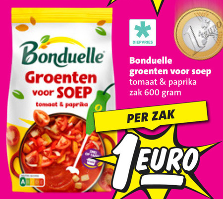 Bonduelle   soepgroenten folder aanbieding bij  Nettorama - details