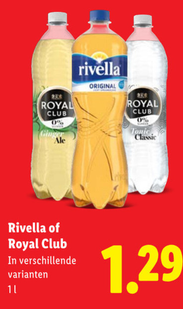 Rivella   frisdrank folder aanbieding bij  Lidl - details