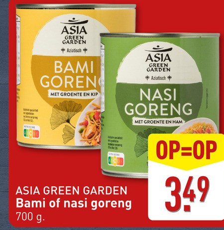 Asia Green Garden   oosterse maaltijd folder aanbieding bij  Aldi - details