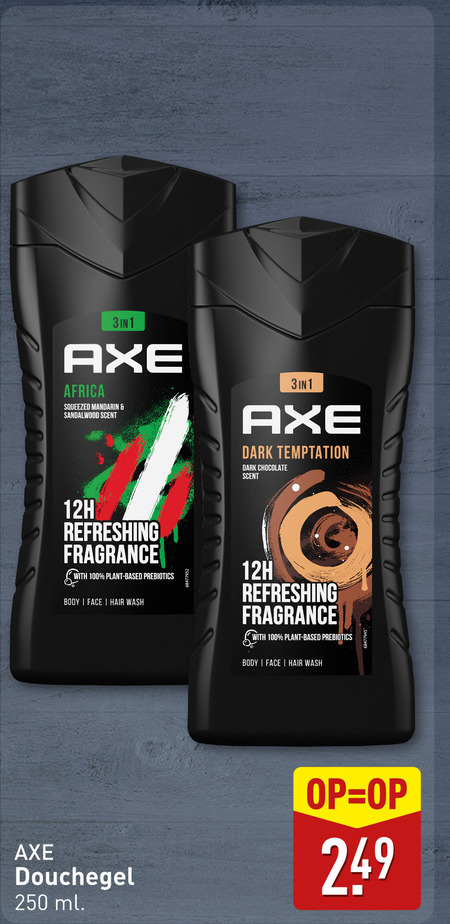 Axe   douchegel folder aanbieding bij  Aldi - details