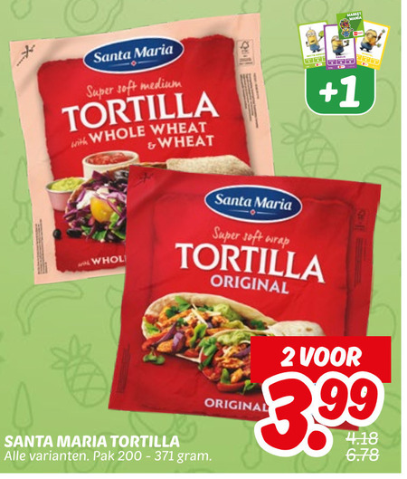 Santa Maria   tortilla folder aanbieding bij  Dekamarkt - details
