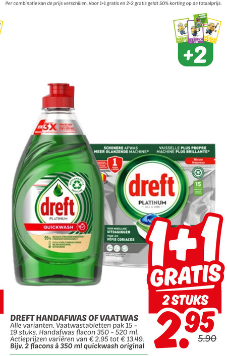 Dreft   vaatwasmiddel, afwasmiddel folder aanbieding bij  Dekamarkt - details