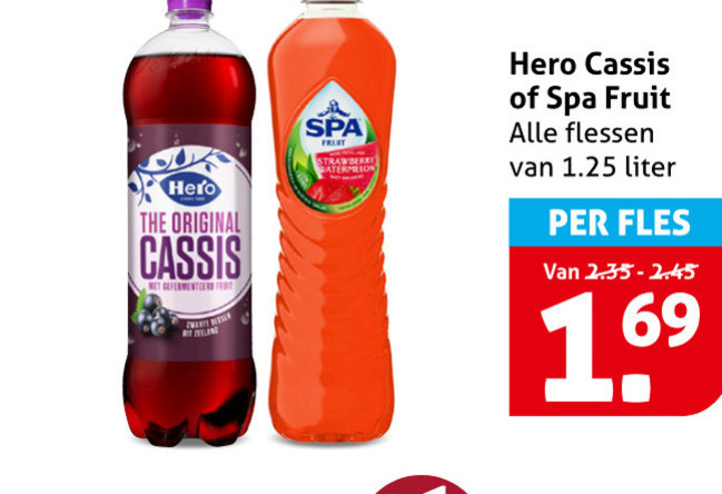 Hero   frisdrank folder aanbieding bij  Hoogvliet - details