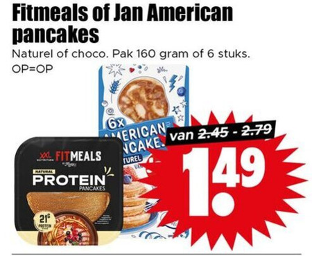 Jan   pannenkoek folder aanbieding bij  Dirk - details