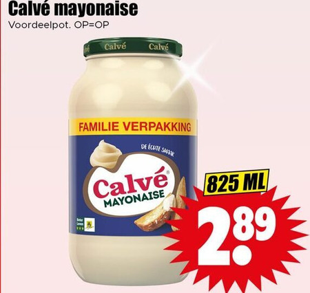 Calve   mayonaise folder aanbieding bij  Dirk - details
