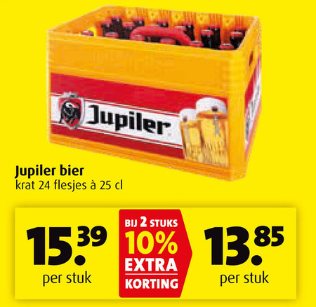 Jupiler   krat bier folder aanbieding bij  Boni - details