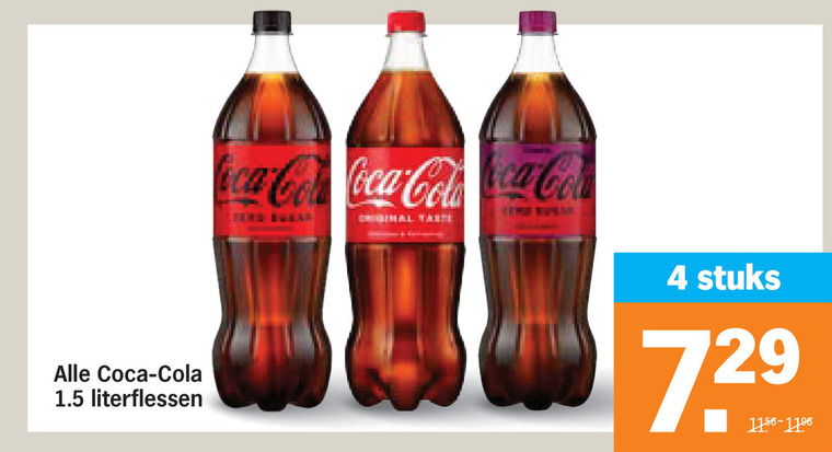 Coca-Cola   cola folder aanbieding bij  Albert Heijn - details