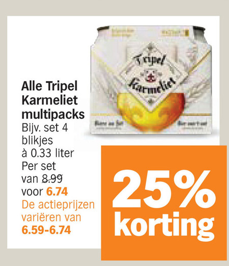 Karmeliet   speciaalbier folder aanbieding bij  Albert Heijn - details