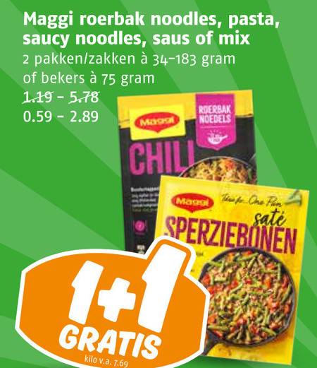 Maggi   noodles folder aanbieding bij  Poiesz - details