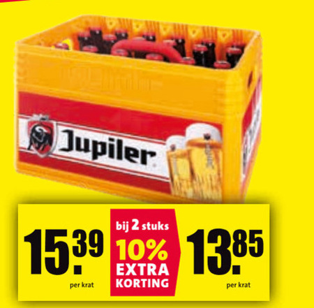 Jupiler   krat bier folder aanbieding bij  Nettorama - details