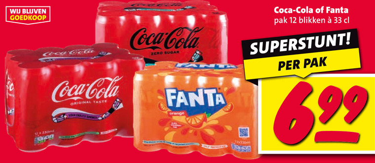Coca-Cola   cola, frisdrank folder aanbieding bij  Nettorama - details