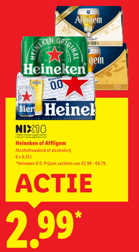 Heineken   speciaalbier, blikje bier folder aanbieding bij  Lidl - details