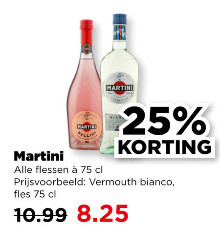 Martini   vermouth folder aanbieding bij  Plus - details