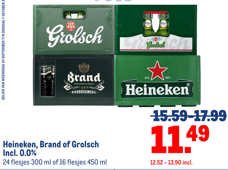 Heineken 0.0   krat bier folder aanbieding bij  Makro - details