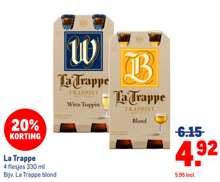 La Trappe   speciaalbier folder aanbieding bij  Makro - details
