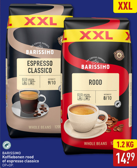 Barissimo   koffiebonen folder aanbieding bij  Aldi - details