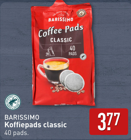 Barissimo   koffiepad folder aanbieding bij  Aldi - details