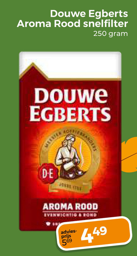 Douwe Egberts   koffie folder aanbieding bij  Trekpleister - details