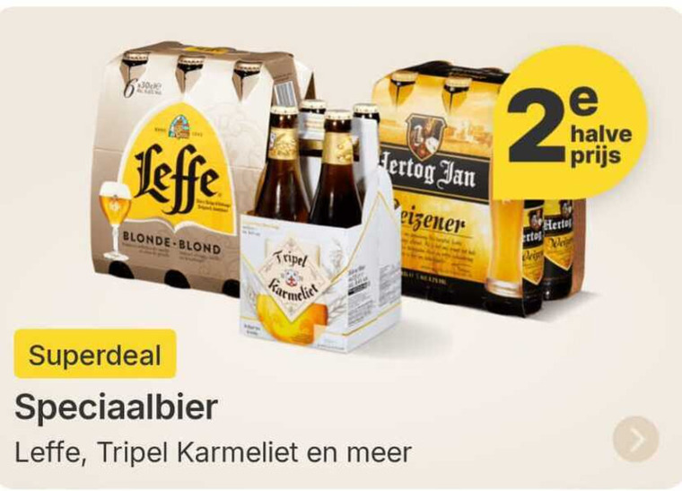 Leffe   speciaalbier, blikje bier folder aanbieding bij  Picnic - details