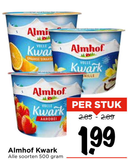 Almhof   kwark folder aanbieding bij  Vomar - details