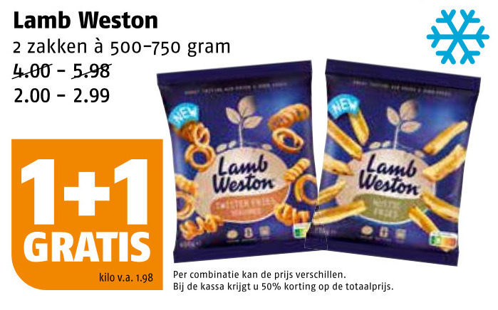 Weide Weelde   patat folder aanbieding bij  Poiesz - details