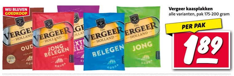 Vergeer   kaasplakken folder aanbieding bij  Nettorama - details