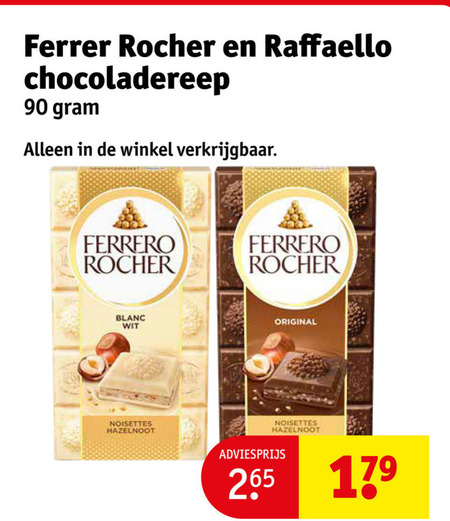 Ferrero Rocher   chocolade folder aanbieding bij  Kruidvat - details